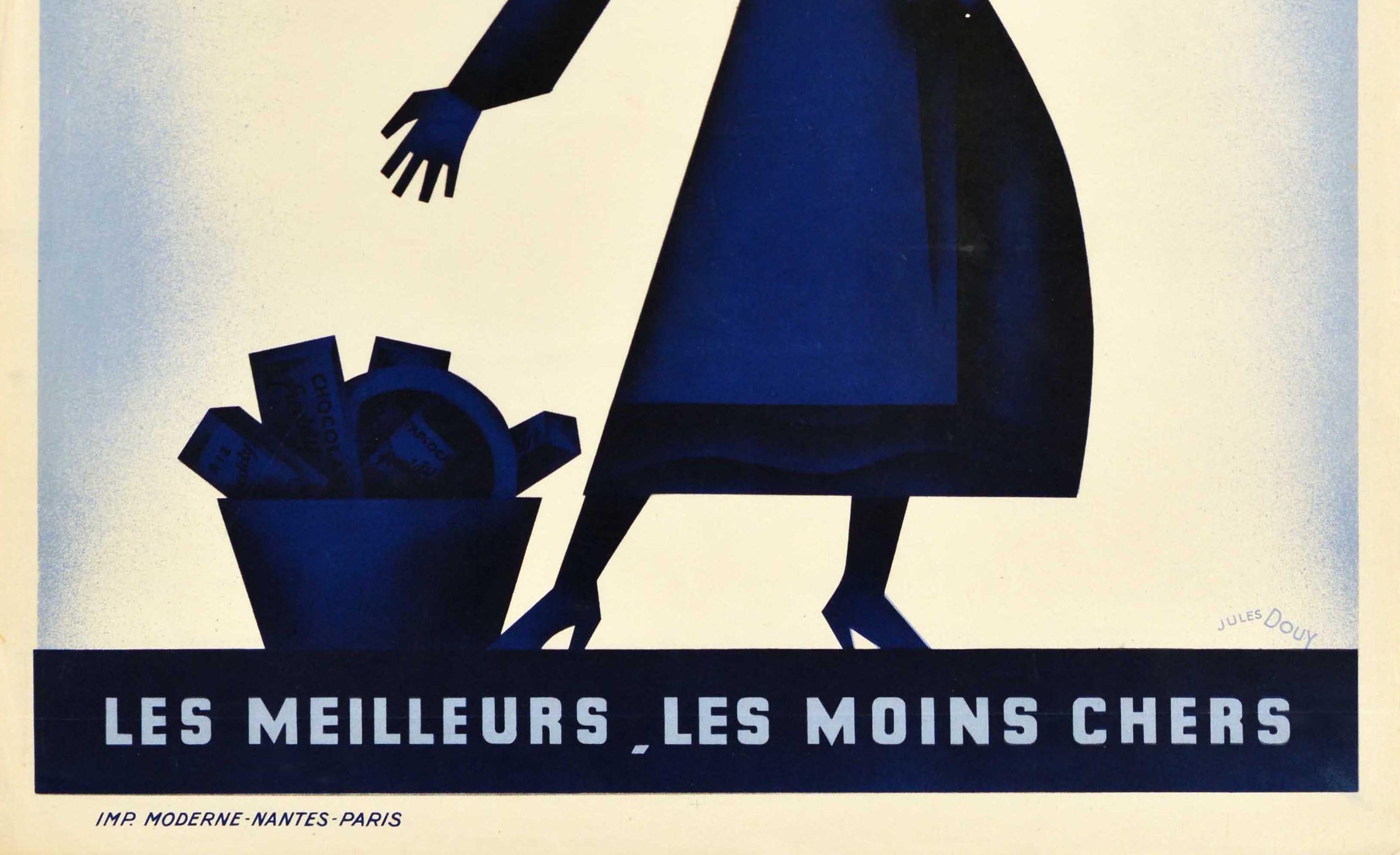 Original Vintage-Werbeplakat J'Achete Tous Les Produits Freddy Products, Vintage (Art déco) im Angebot