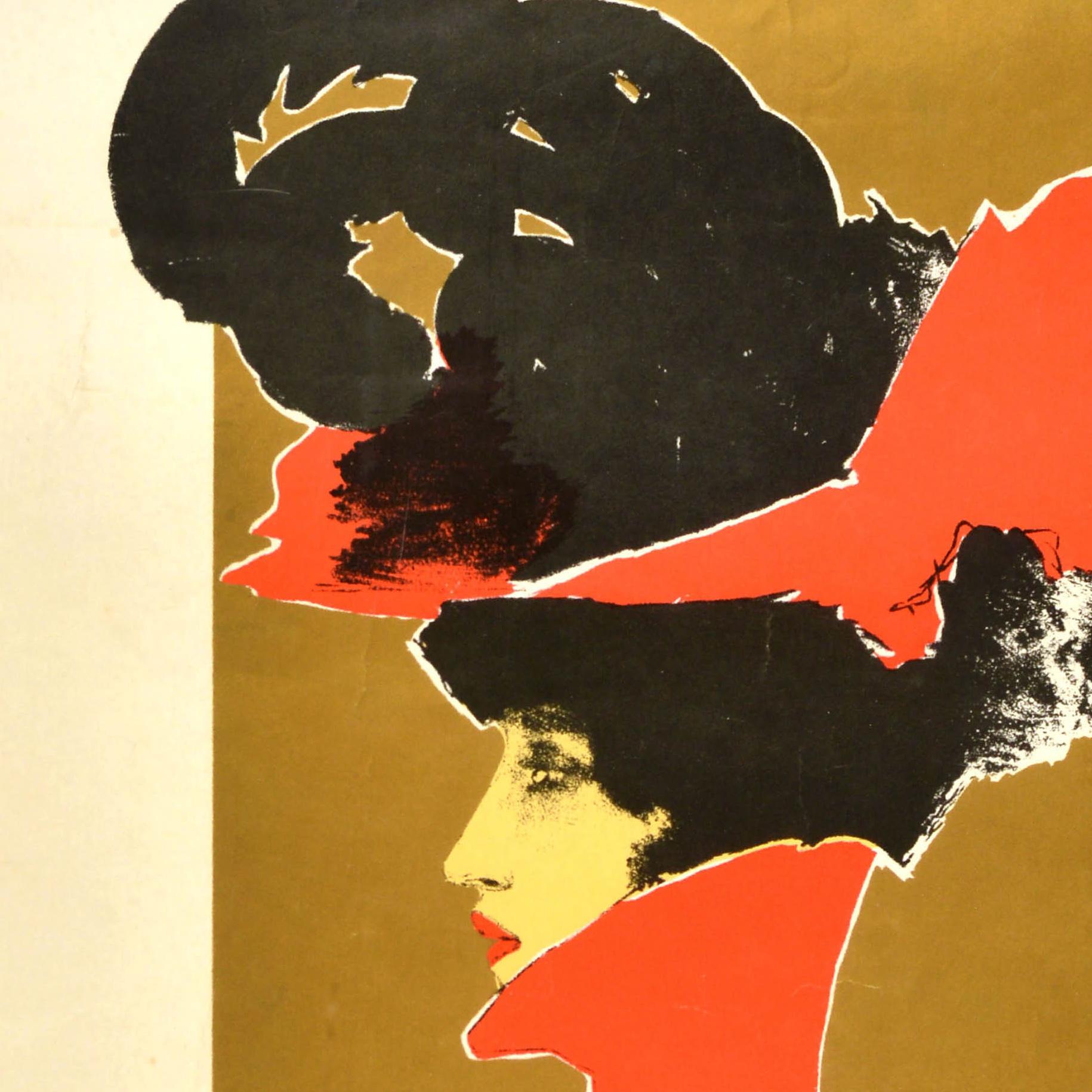 Original Vintage Werbeplakat Jugendstil Art Nouveau Aickermann Kalender (Papier) im Angebot