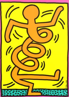 Original Vintage Advertising Poster Keith Haring Montreux Jazz Festival 1983