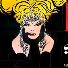 Original Vintage Advertising Poster Lido Pourquoi Pas Rene Gruau Billboard