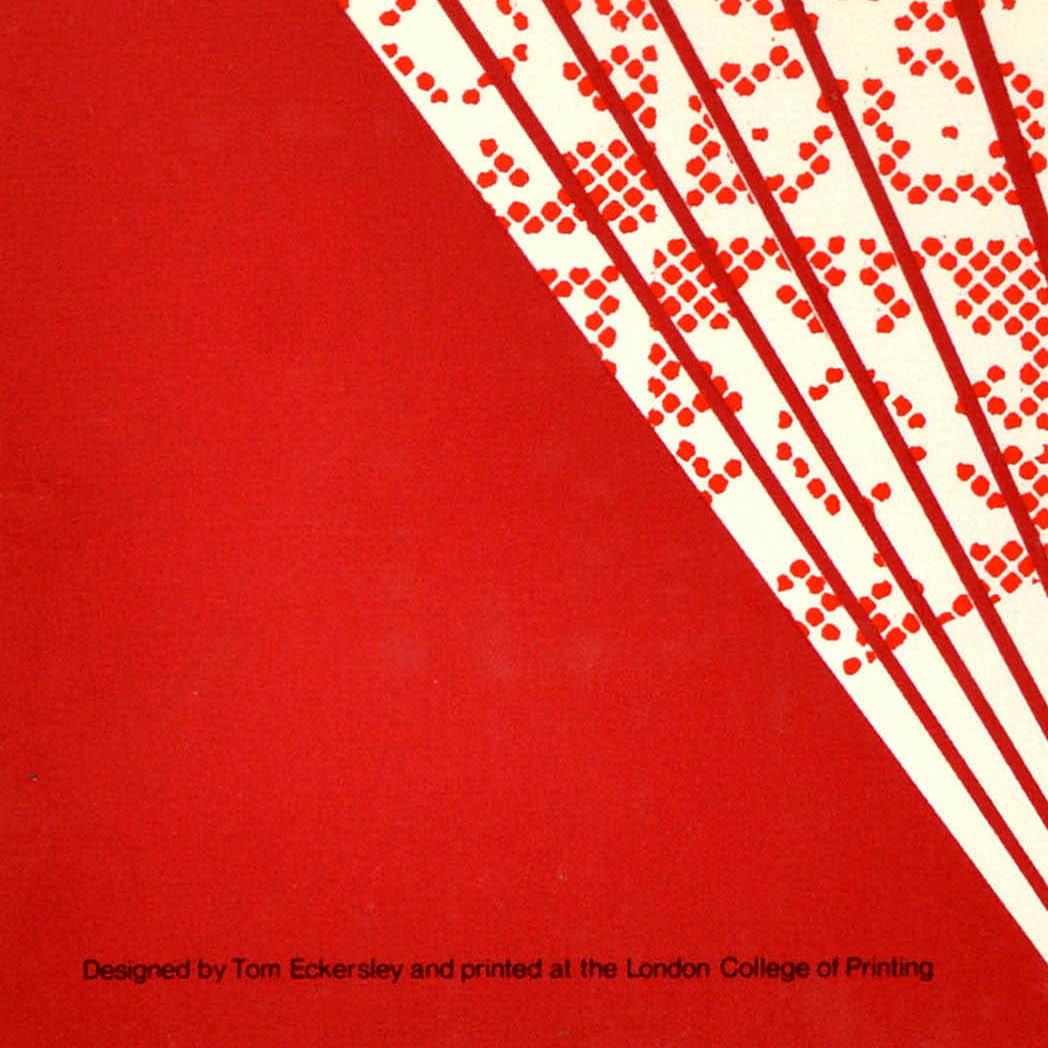 Fine XX secolo Poster pubblicitario originale d'epoca London College Of Printing Fan Eckersley in vendita