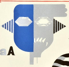 Original Vintage Advertising Poster Munchner Kammeroper Opera Costa Pinheiro Art