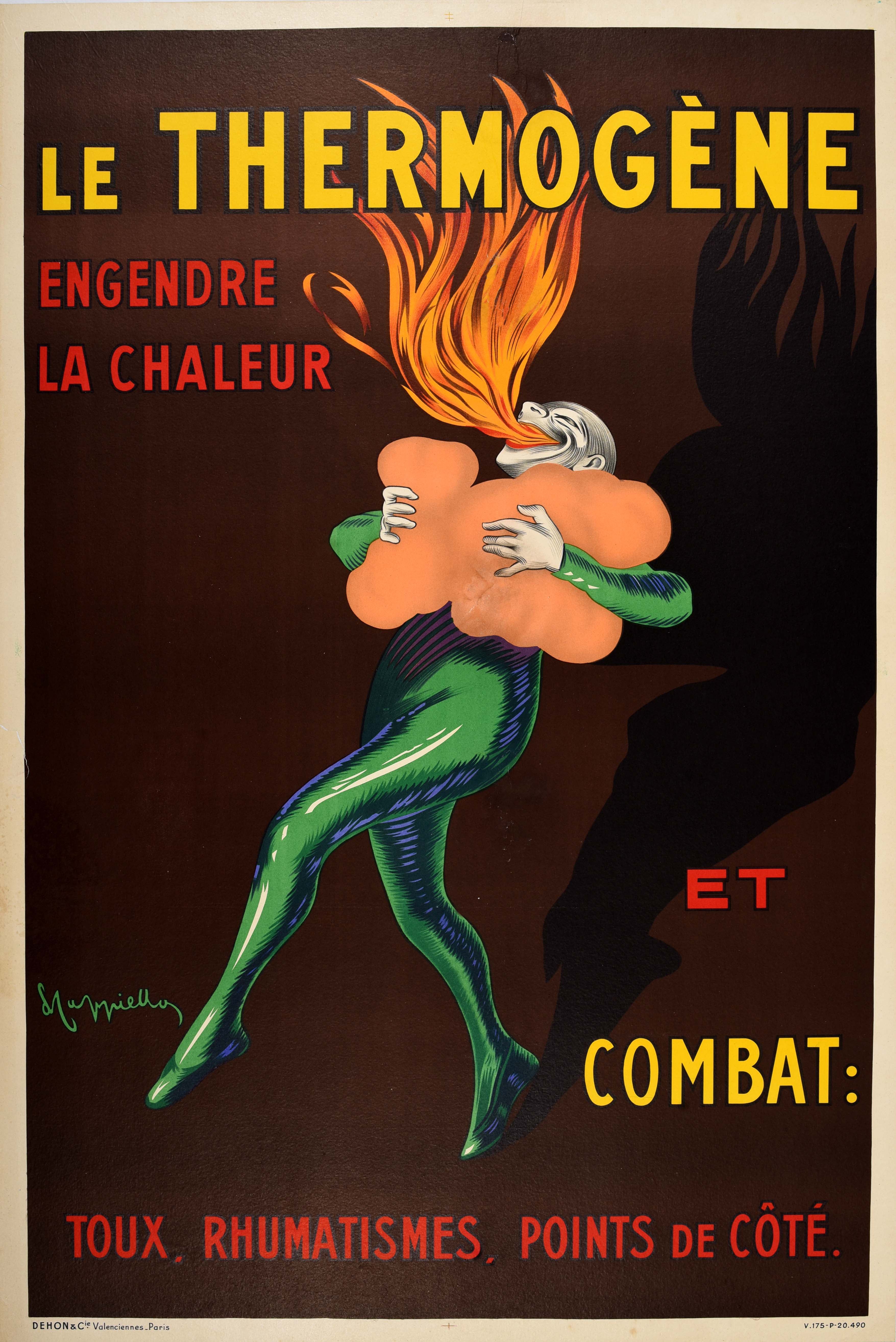 Original Vintage Advertising Poster Thermogene Leonetto Cappiello