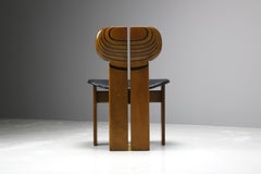 Ensemble de 4 chaises originales vintage 'Africa' par Afra & Tobia Scarpa pour Maxalto, 1975