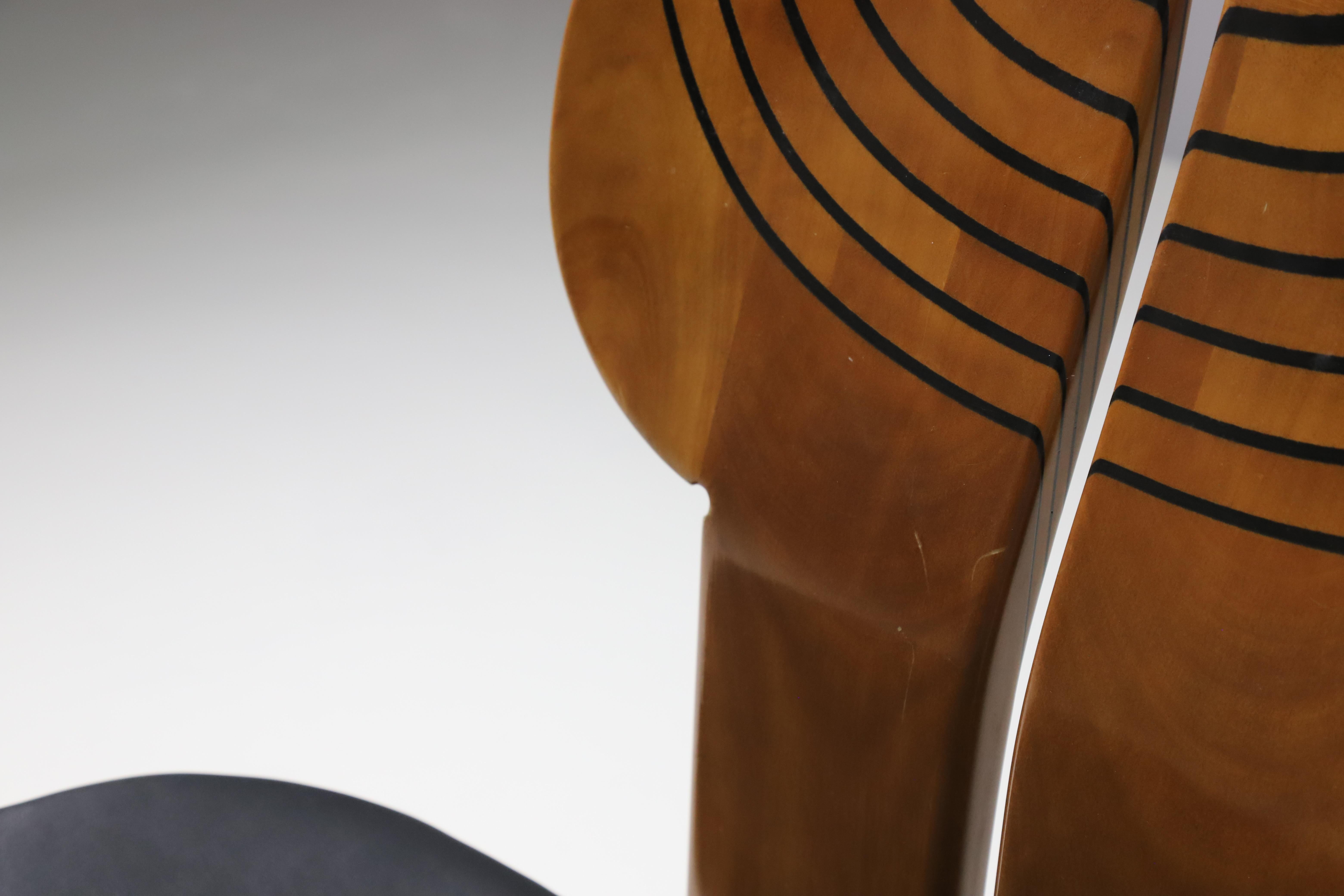 Italian Set 4 Original vintage ‘Africa’ chairs by Afra & Tobia Scarpa for Maxalto, 1975