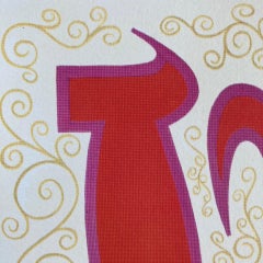 Original Vintage Airline Travel Poster TWA India Circa 1952, David Klein