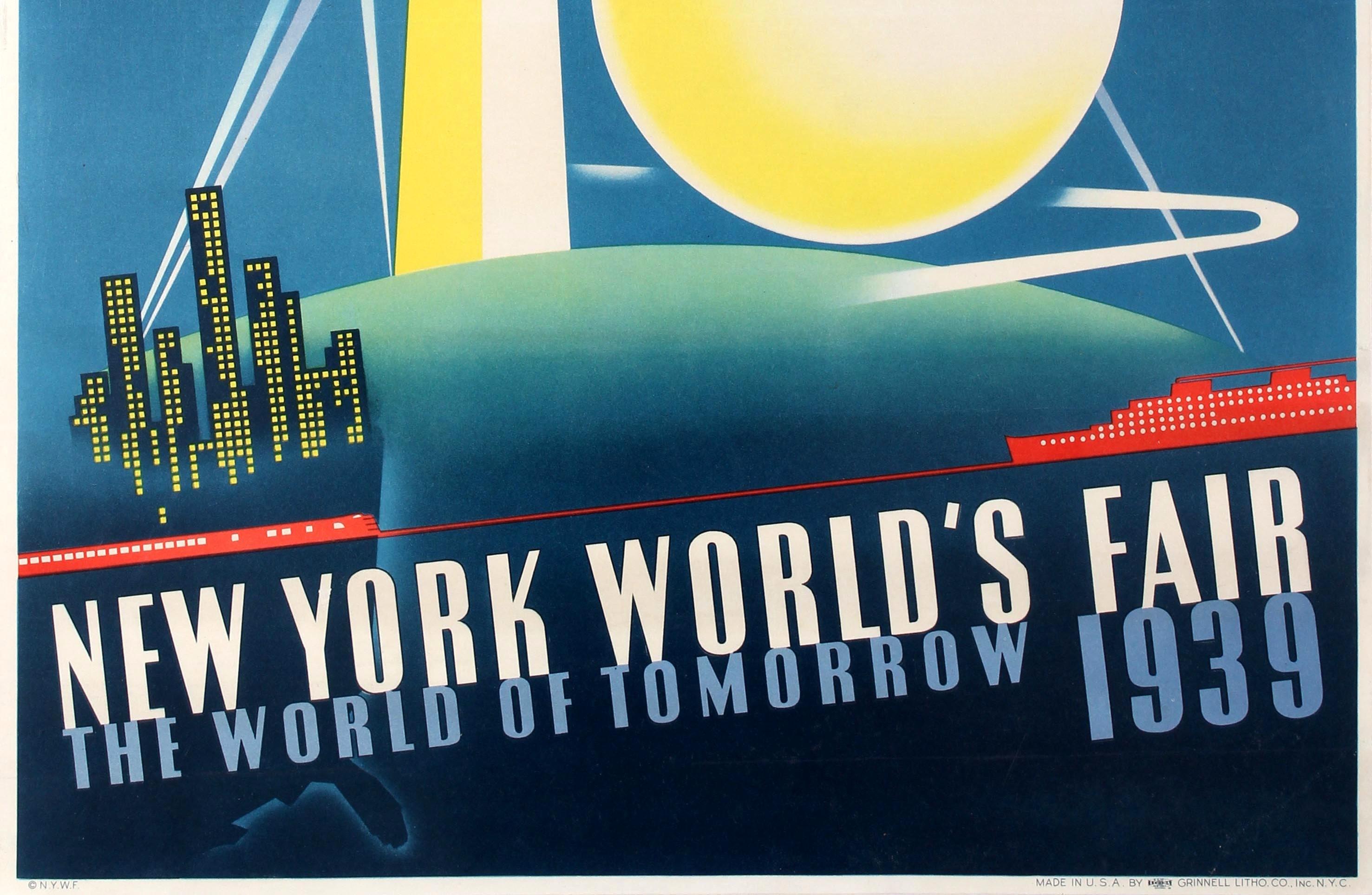 new york worlds fair poster