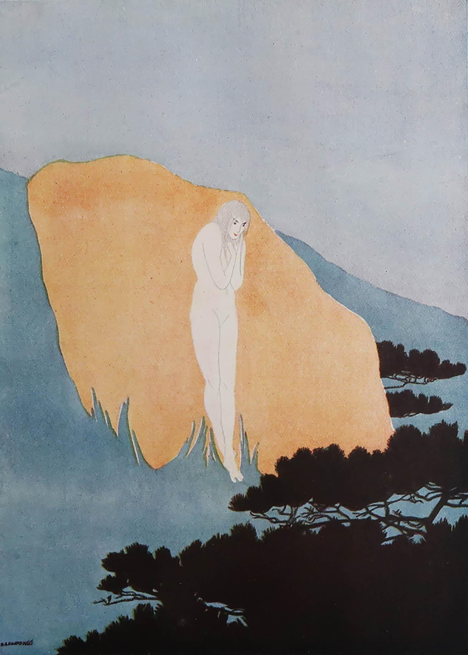 Magnifique image de Margery Lawrence

Plaque de couverture incluse dans le texte. Carte verte

Lithographie. 

Publié en 1921

La mesure indiquée correspond à la taille de la carte et non à l'image imprimée.


