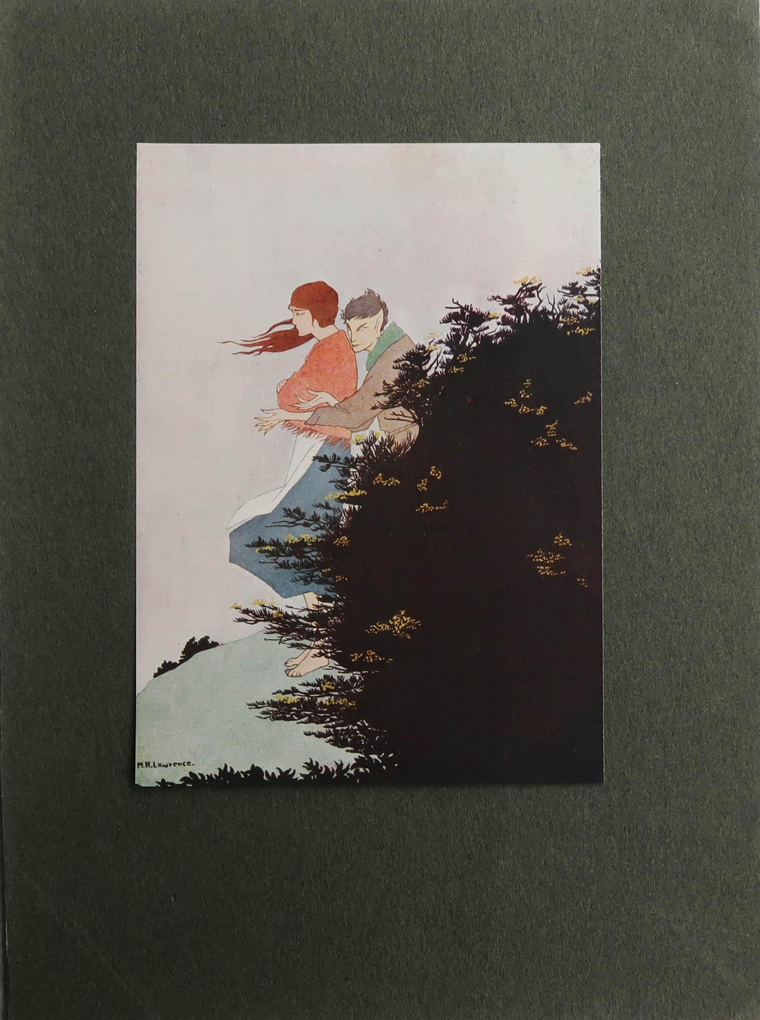 Britannico Stampa originale Art of Vintage di Margery Lawrence, 1921. in vendita