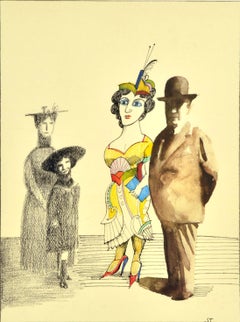 Poster pubblicitario per mostra d'arte originale d'epoca Steinberg Fondation Maeght