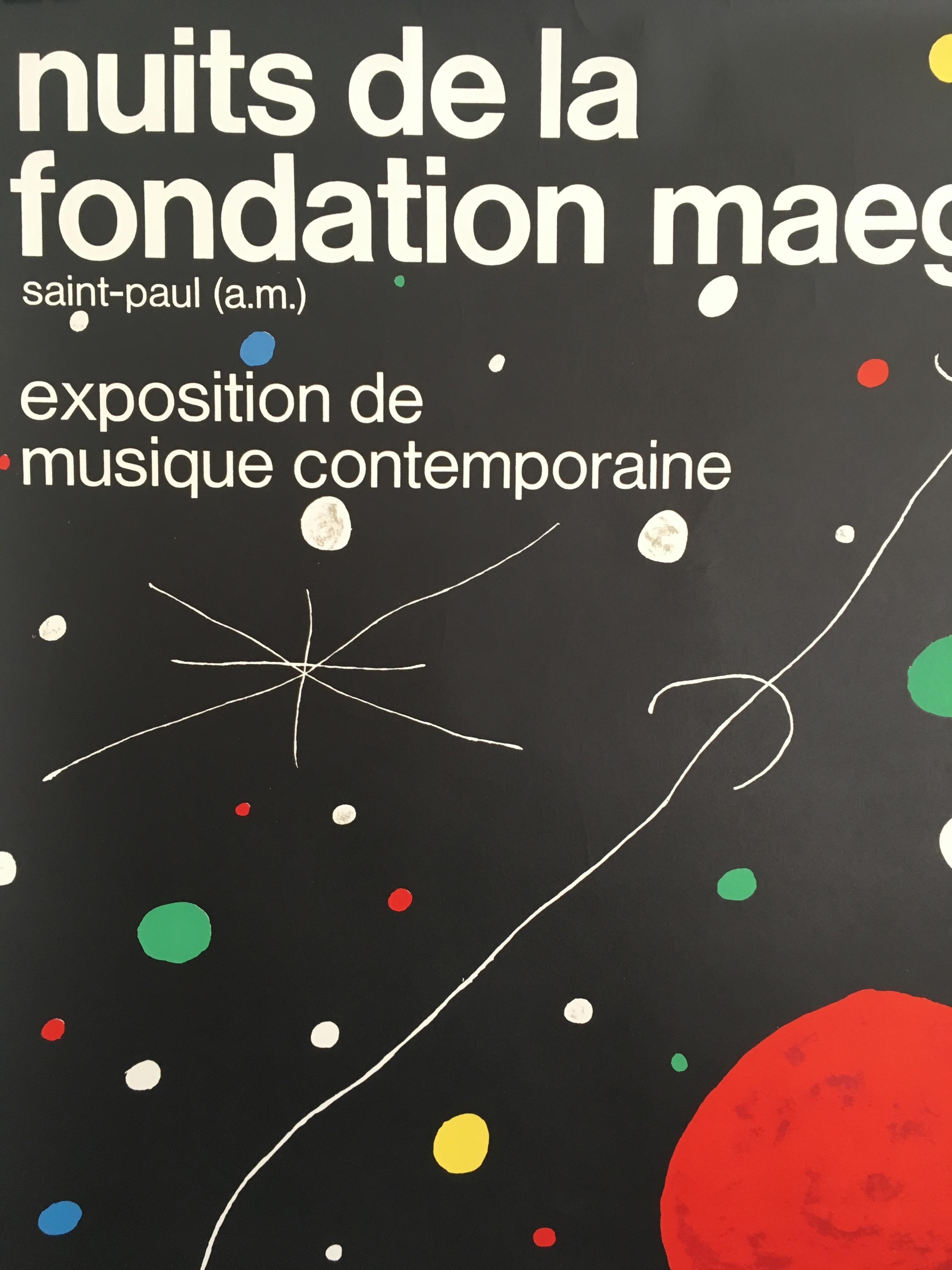 nuits de la fondation maeght poster