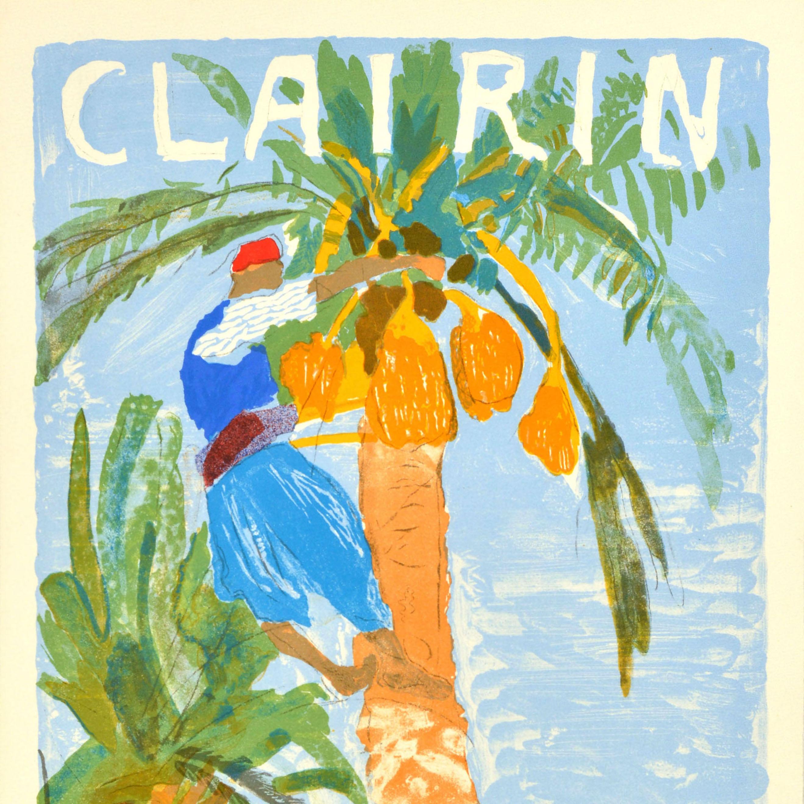 French Original Vintage Art Exhibition Poster Pierre Eugene Clairin Sagot Le Garrec For Sale
