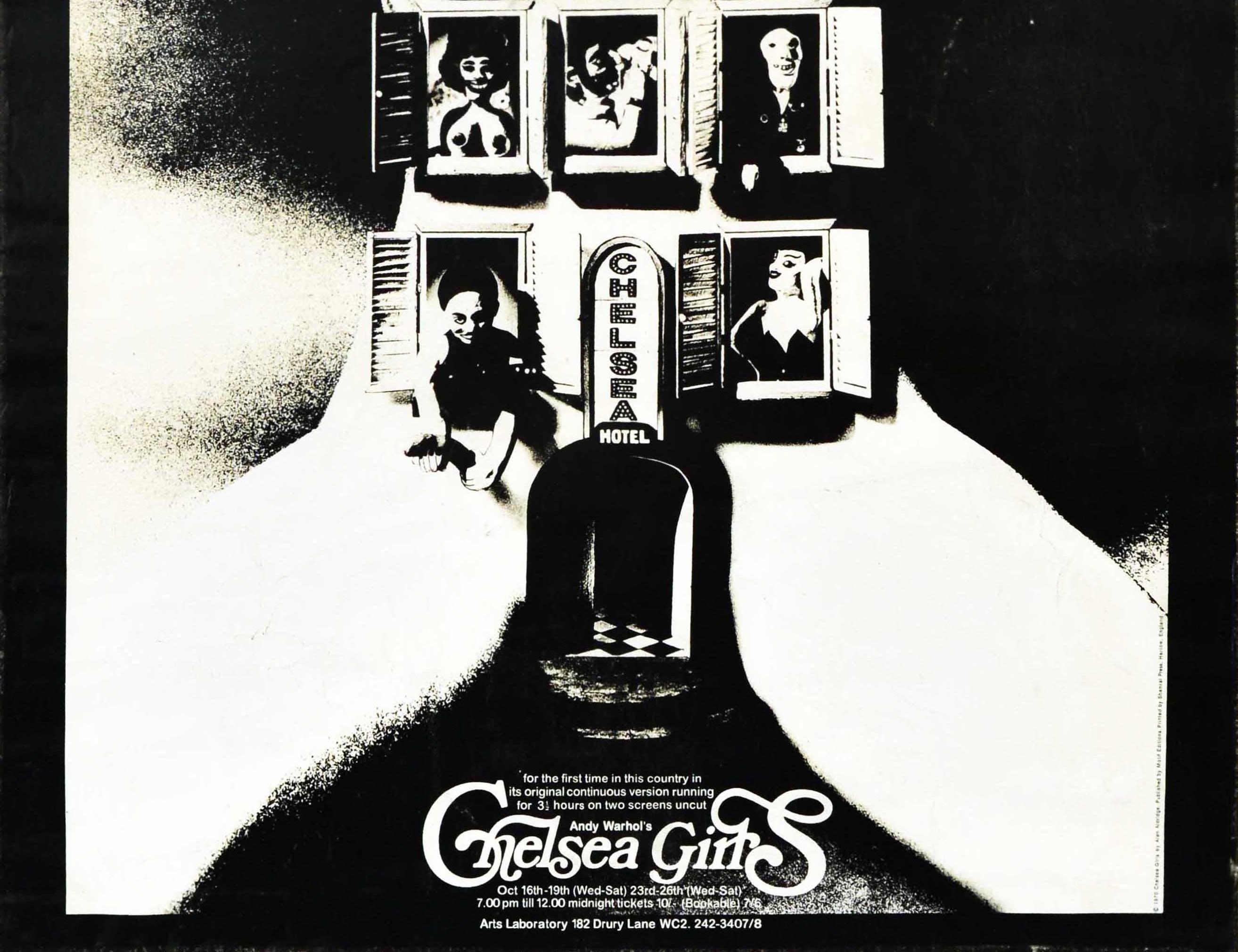 Affiche de cinéma d'origine Andy Warhol Chelsea Girls Avant Garde Bon état - En vente à London, GB