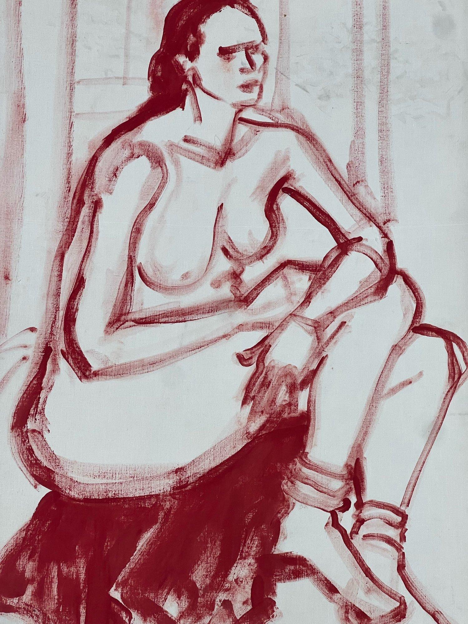 Obra original de la artista Jean Olds. La obra de Olds suele combinar colores llamativos y pinceladas expresivas para evocar una sensación de movimiento y energía. Sus obras se han expuesto en galerías y museos de todo el mundo, como el Museo