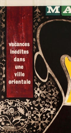 Original Vintage Asia Travel Poster - Macau Unique Holidays In An Oriental City