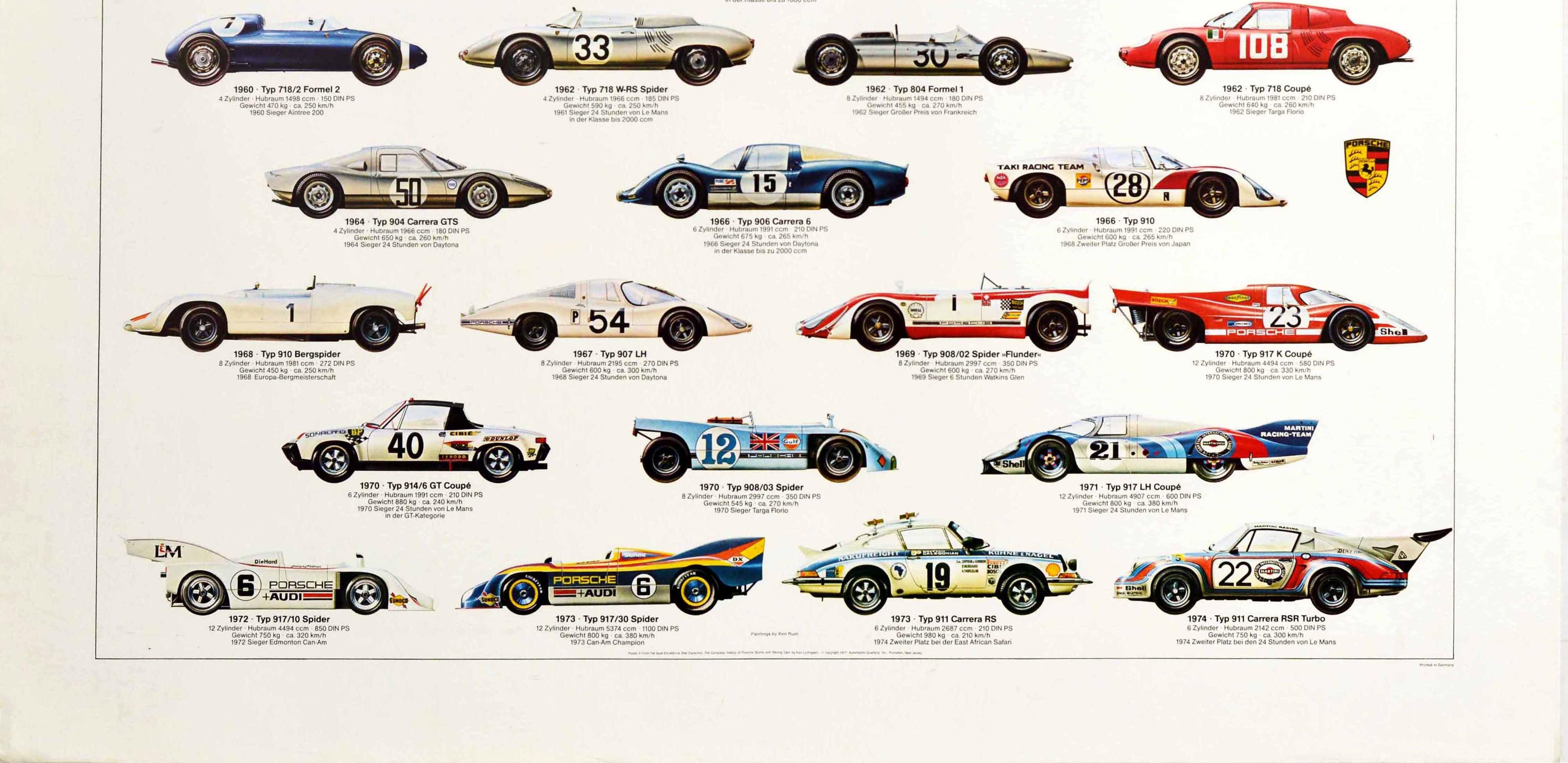 classic porsche race cars