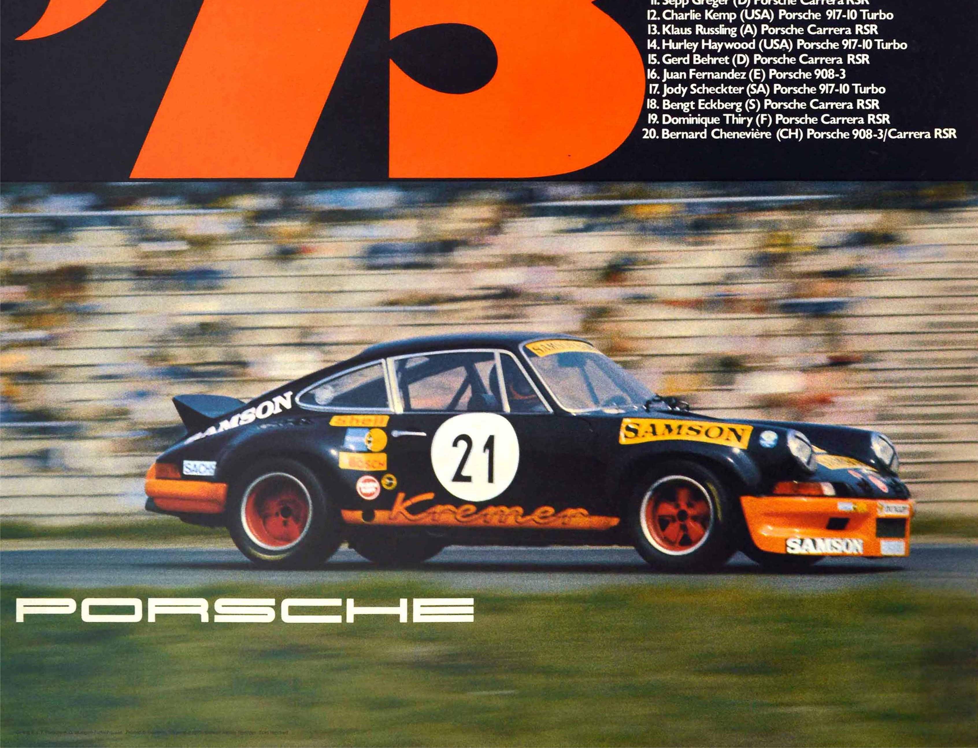 vintage porsche posters