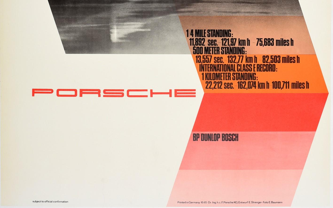 porsche advertisement poster