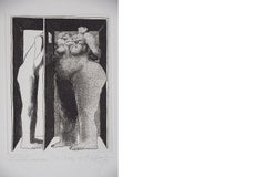 Original Vintage Black&White Graphics, Isolation and Libido by Josep Pla-Narbona