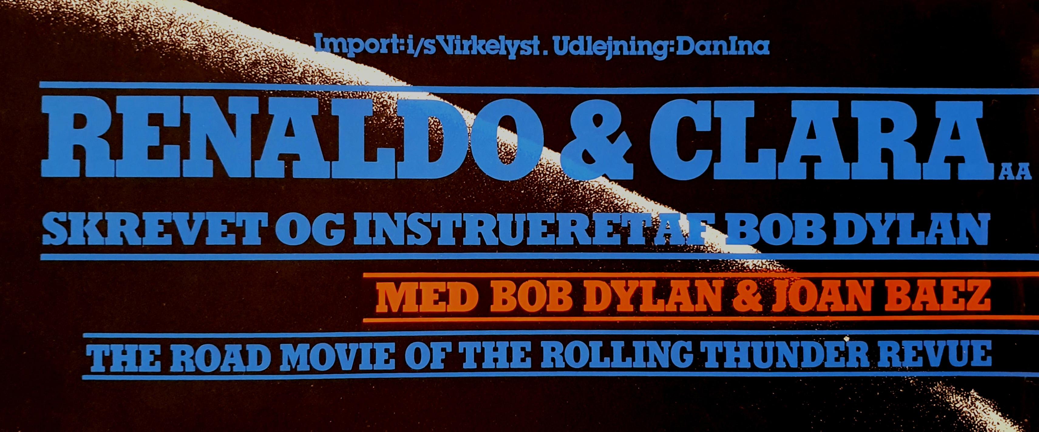 Danish Original vintage Bob Dylan poster 1980 For Sale