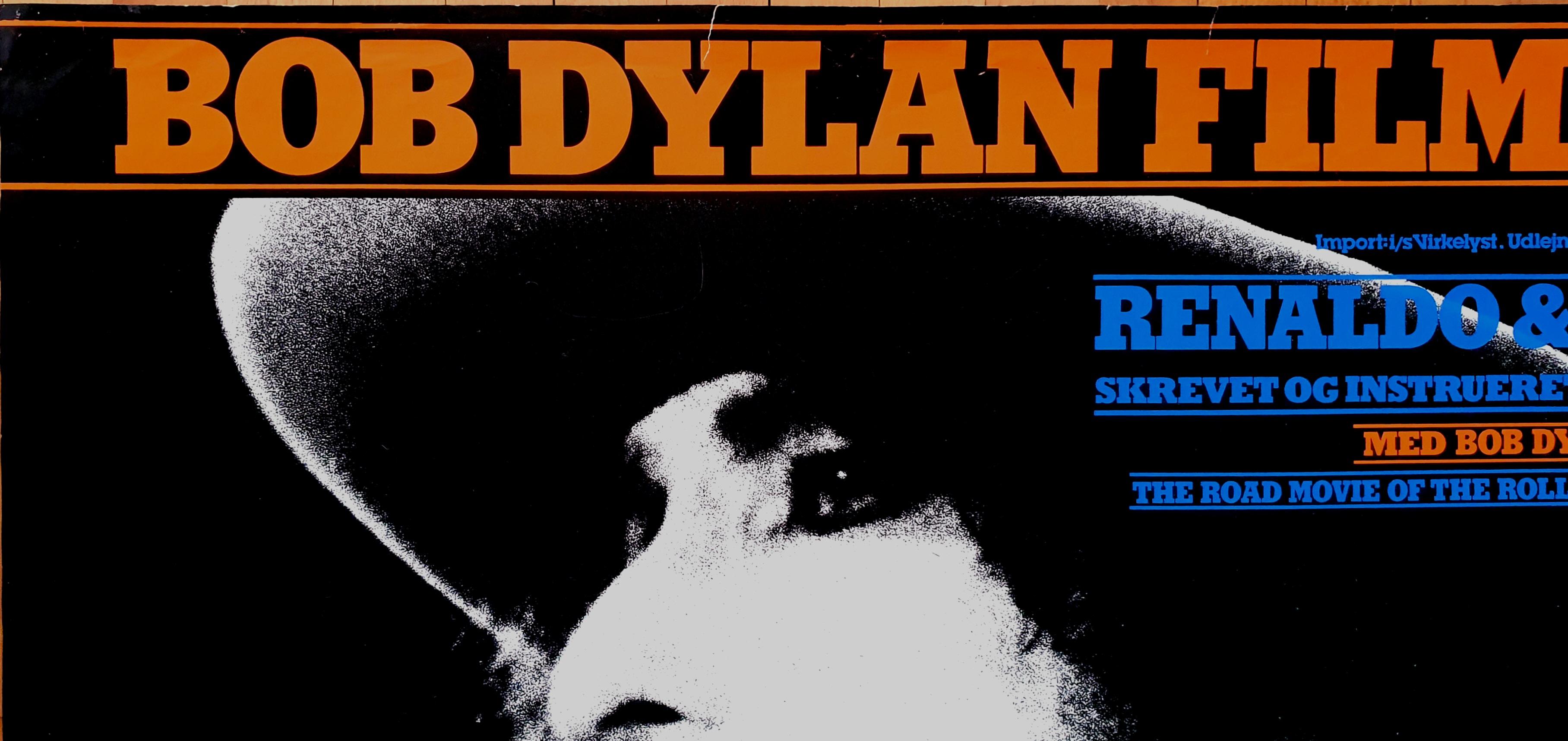 Paper Original vintage Bob Dylan poster 1980 For Sale