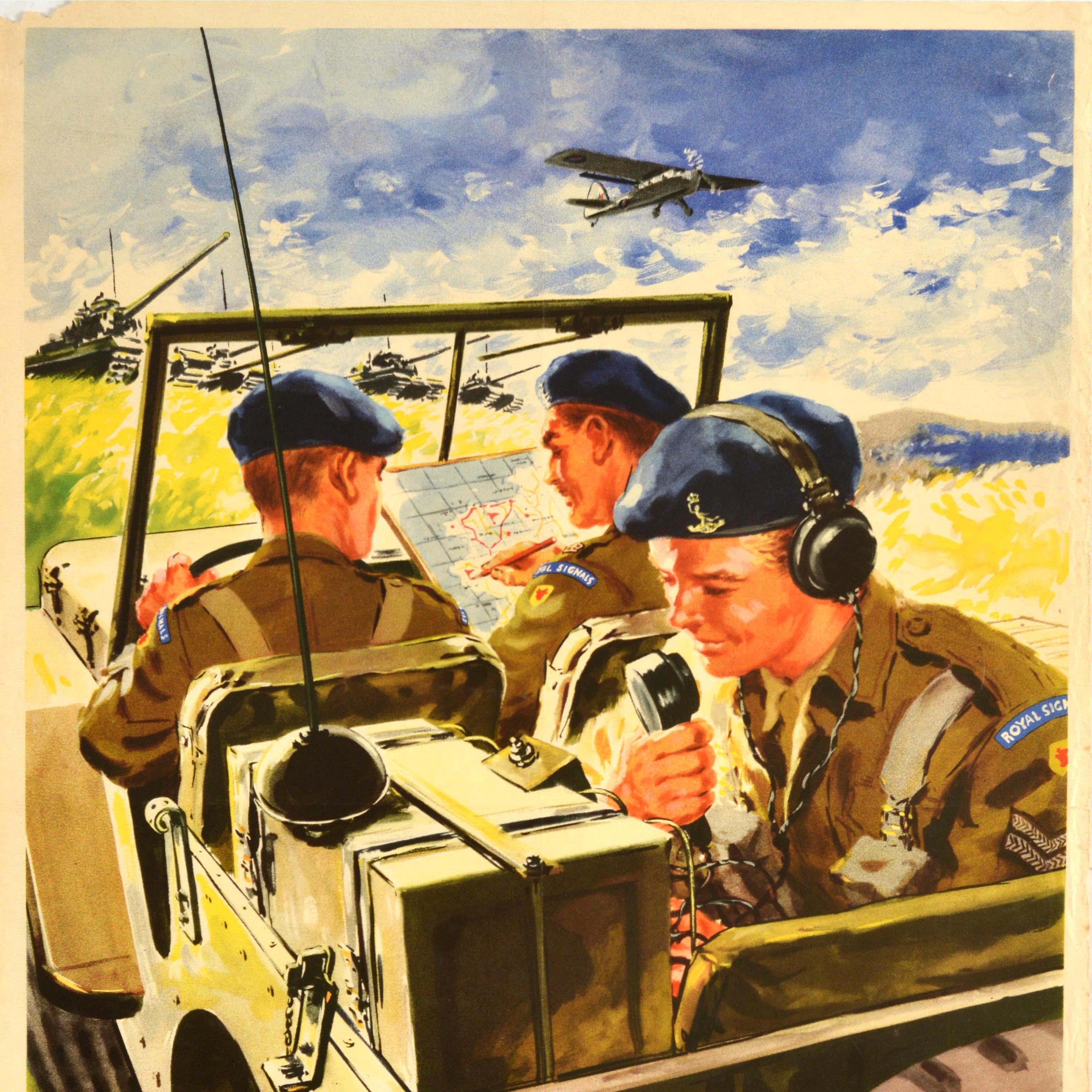 Original Vintage British Army Rekrutierung Poster Boys Regiment Regular Army (Britisch) im Angebot