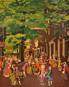 Original Vintage British Railways Train Travel Poster Royal Tunbridge Wells