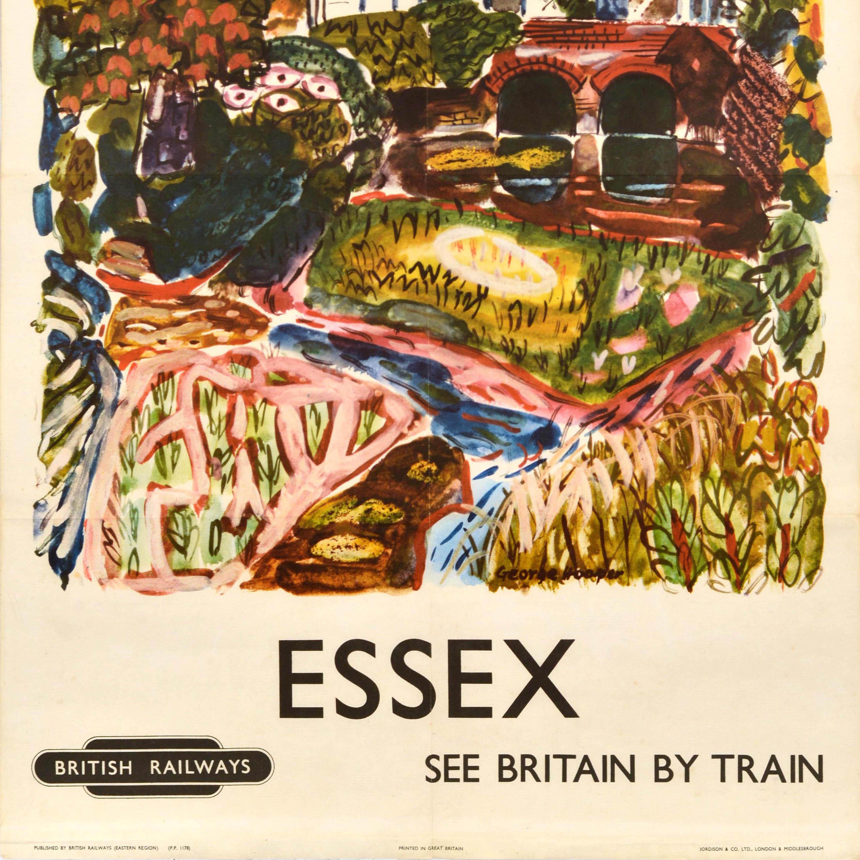 Original Vintage British Railways Travel Poster Essex See Britain By Train im Zustand „Gut“ im Angebot in London, GB