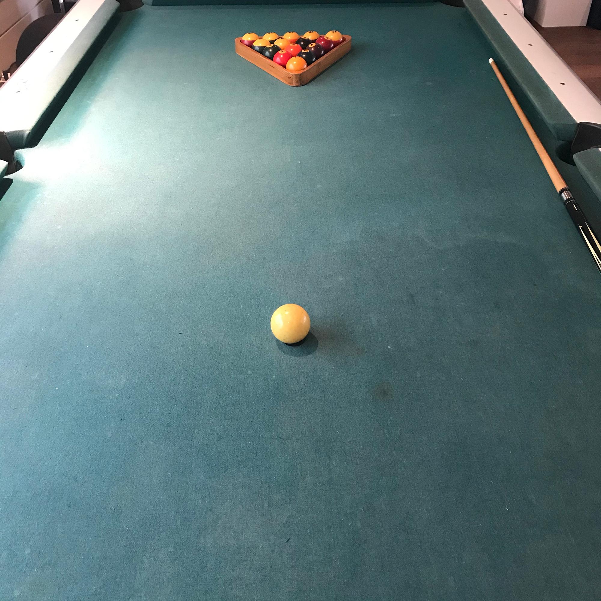1960s pool table