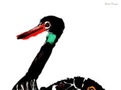 Poster d'epoca originale Citroen DS ID19 Hydropneumatique Duck Fish Design