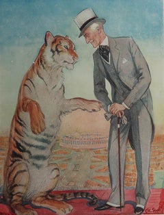 Original Vintage Caricature Print of The Viceroy of India. 1934