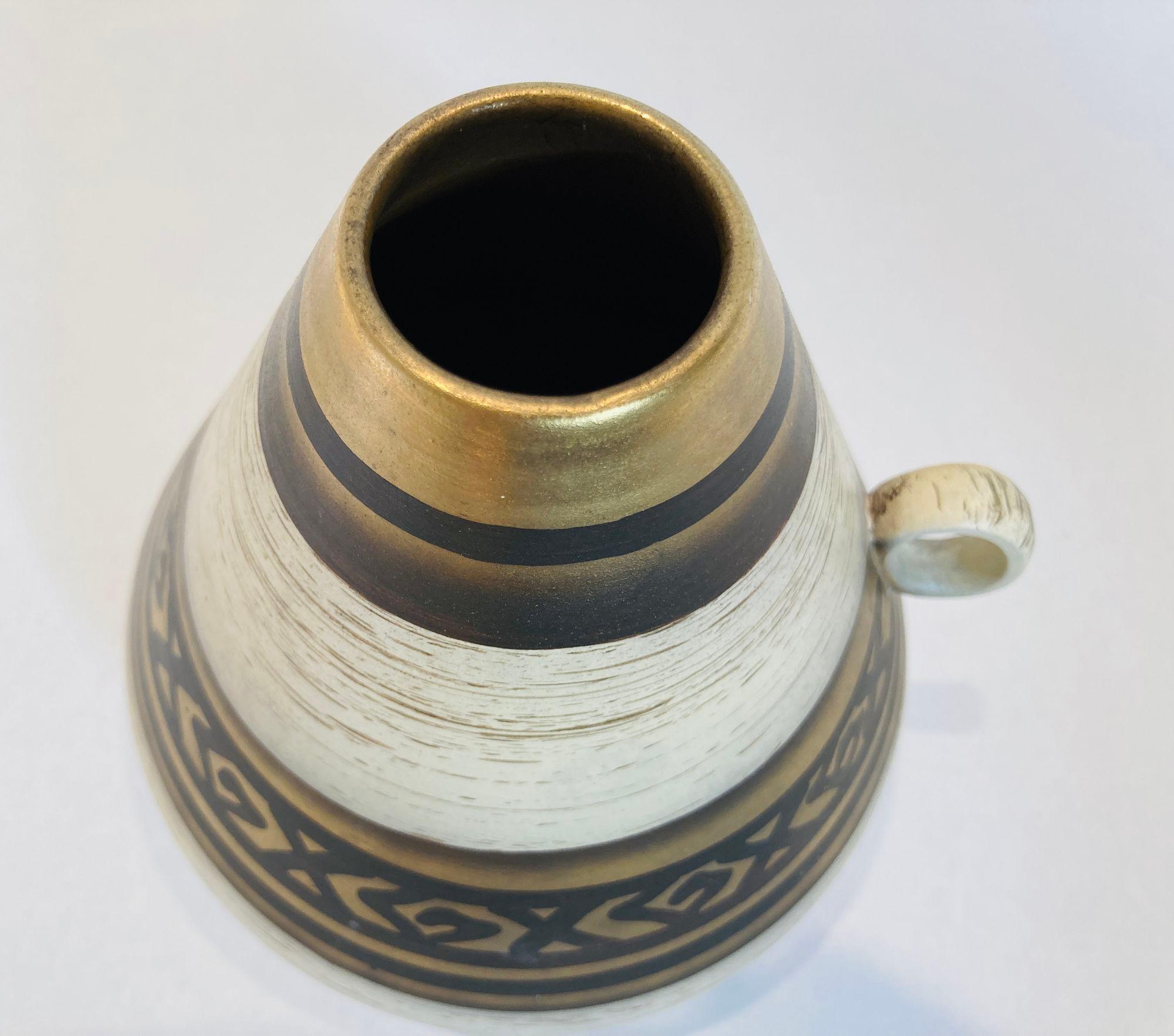 Vase d'origine en céramique Allemagne des années 1970 en vente 4