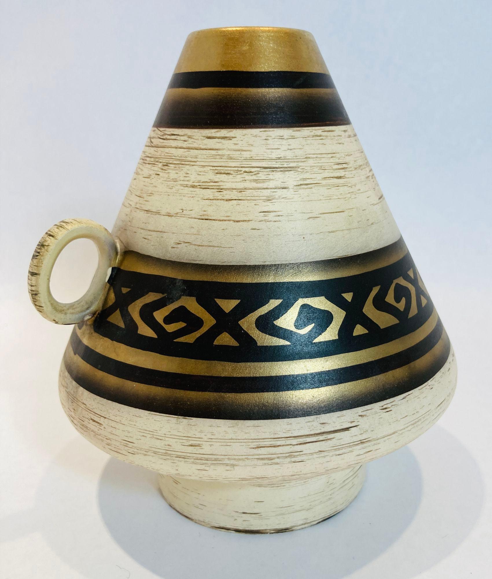 Fin du 20e siècle Vase d'origine en céramique Allemagne des années 1970 en vente