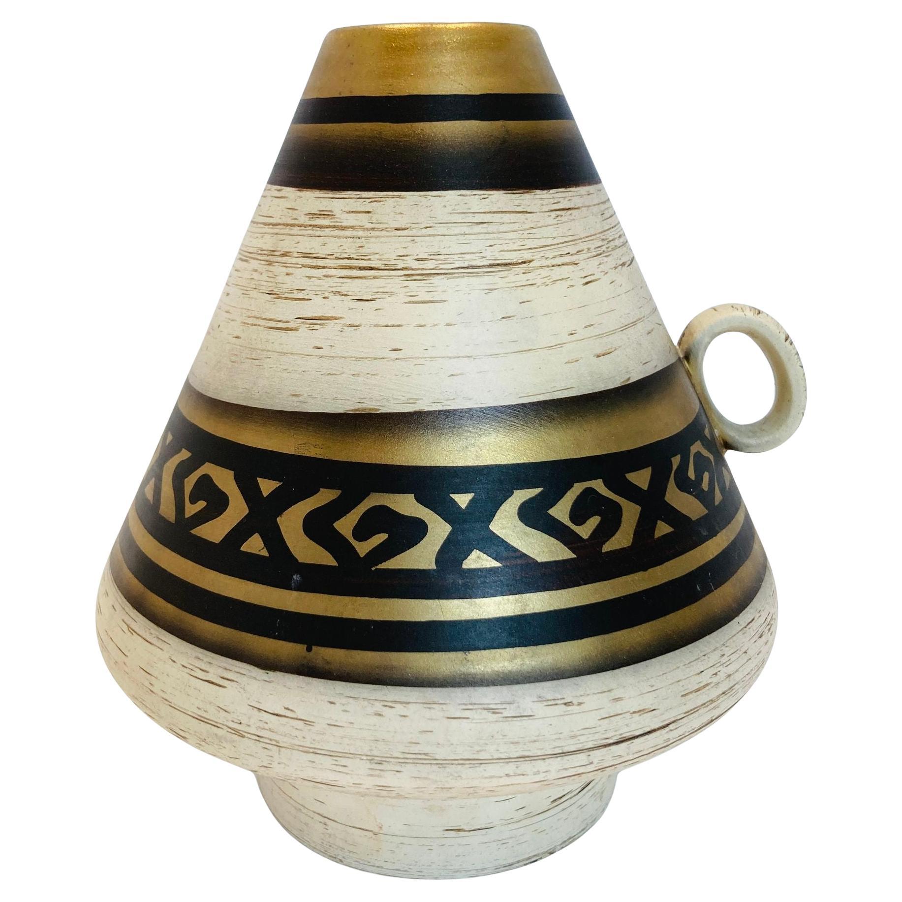 Vaso in ceramica vintage originale Germania anni '70