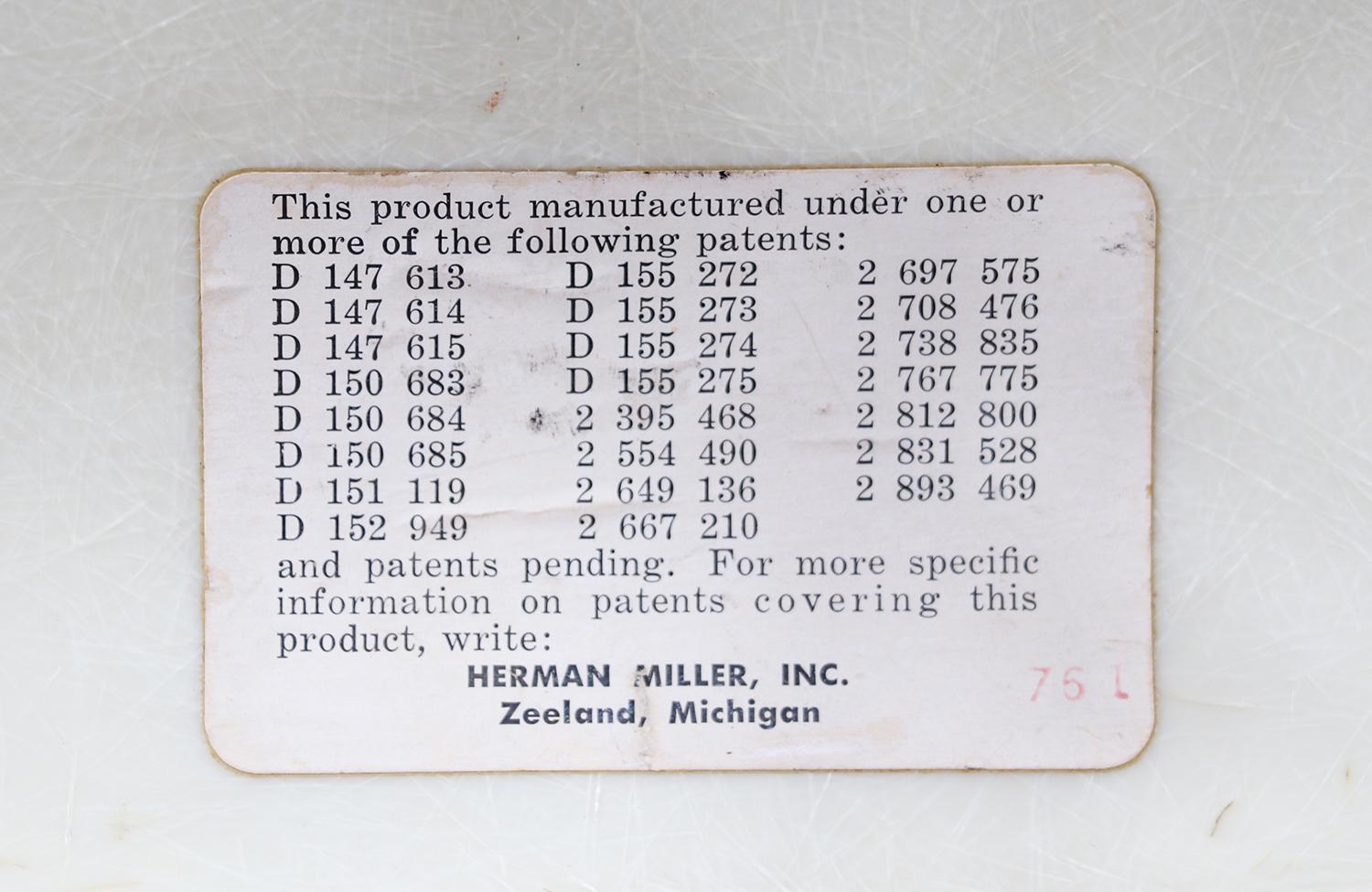 Chaise à bascule originale Charles & Ray Eames RAR pour Herman Miller en vente 4