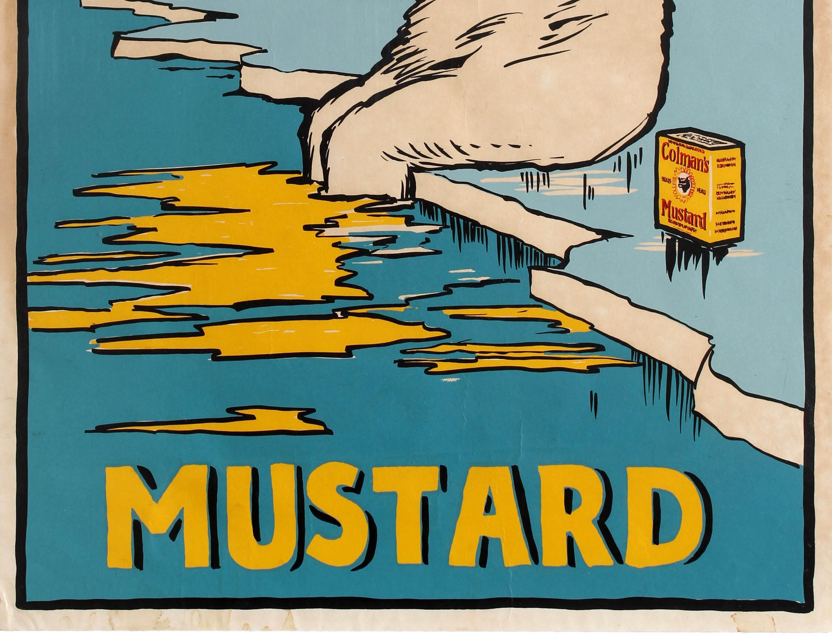 colman's mustard poster