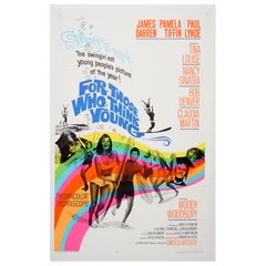 Cartel Vintage Original De Película De Comedia Para Los Que Piensan En Surf Joven