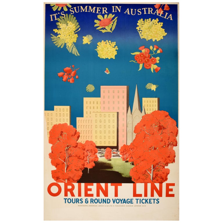 retro travel posters australia