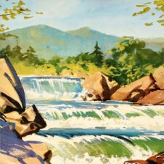 Original Vintage Drink Advertising Poster Rolling Rock Premium Beer Lager USA