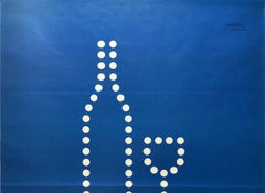 Original Vintage Getränke-Poster Eptinger, Natur, Mineral, Wasser, Grafikdesign, Kunst