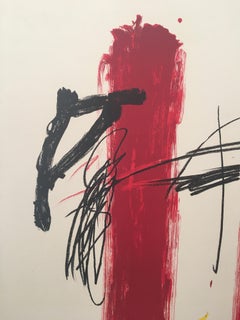 Originales Original-Vintage-Ausstellungsplakat von Antoni Tapies „Visca Catalunya“, 1981