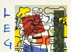 Affiche d'origine d'exposition vintage Fernand Léger Fundacion Juan March Cycling