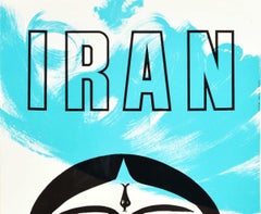 Original Vintage Exhibition Poster Iran People Of The Wind & Earth Museum Of Man