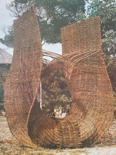 Poster d'epoca originale per una mostra, Krajcberg 'Realidade Galeria De Arte'