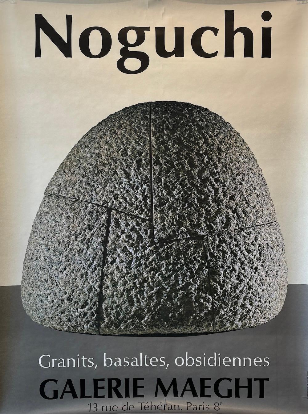Original Vintage-Ausstellungsplakat „NOGUCHI GALERIE MAEGHT“, 1981 im Zustand „Gut“ im Angebot in Melbourne, Victoria