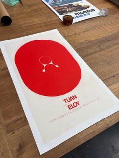 Original Vintage Exhibition Poster, 'Pham Ngoc Tuan Galerie De Beaune', 1971