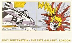 Original Vintage Exhibition Poster Roy Lichtenstein Whaam! Tate Gallery London