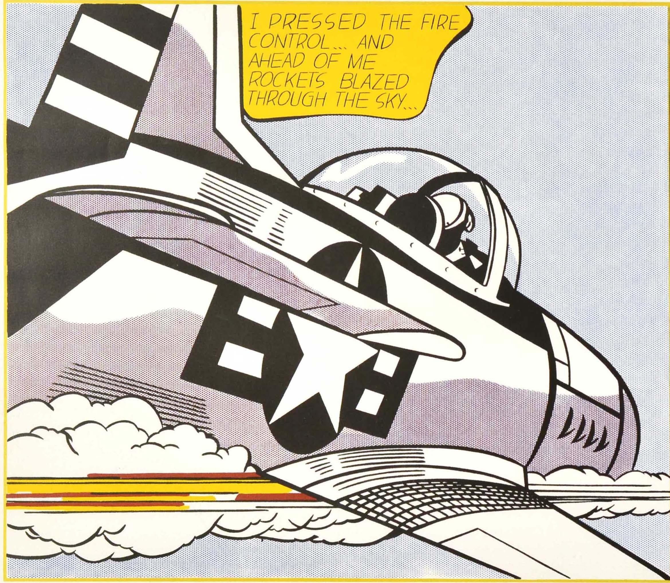Britannico Poster originale della mostra Roy Lichtenstein Whaam! TATE Gallery di Londra in vendita