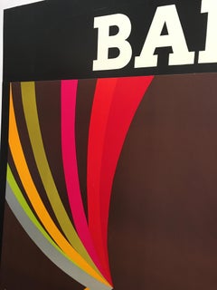 Original Vintage Fashion Advertising Poster, Bally Kinetic Man, 1981 by AURIAC