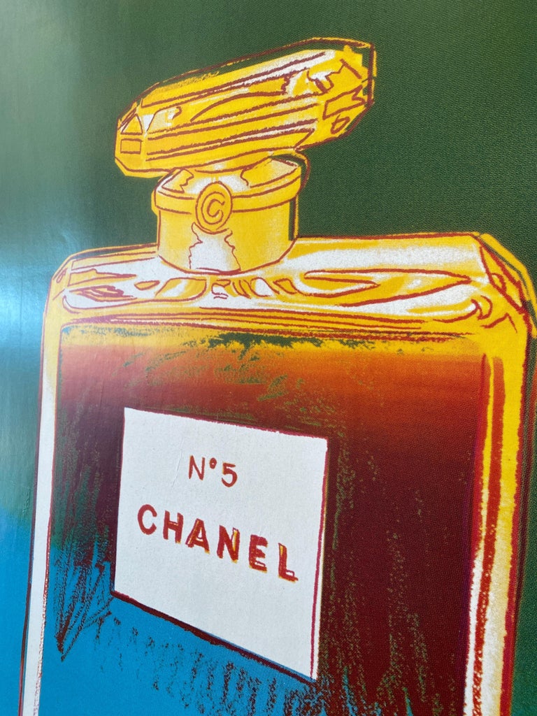 Original Vintage Fashion Poster, 'Chanel' by Andy Warhol, 1997 For